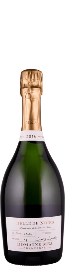 Champagne Domaine Méa Champagne Millésime Blanc de Noirs extra brut Belle de Noirs 2016
