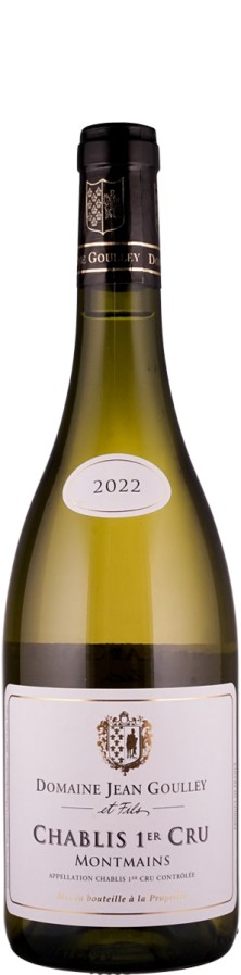 Domaine Jean Goulley Chablis Premier Cru Montmains 2022 Biowein - FR-BIO-01