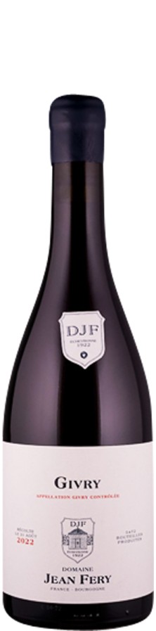 Jean Fery Givry rouge 2022 Biowein - FR-BIO-01