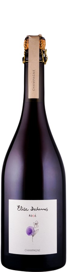 Champagne Elise Dechannes Champagne Rosé de Saignée brut nature 2022 Biowein - FR-BIO-01