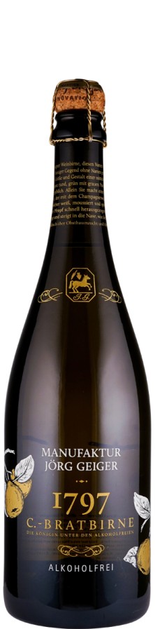 Manufaktur Jörg Geiger GmbH Birnenschaumwein alkoholfrei 1797 C. Bratbirne