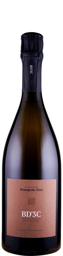 Champagne Bourgeois-Diaz Champagne brut nature 3C- trois cepages  Biowein - FR-BIO-01
