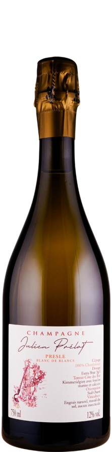 Champagne Blanc de Blancs extra brut Presle 2022  - Prélat, Julien