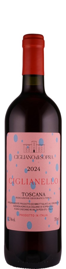 Fattoria Cigliano di Sopra Toscana Rosso Ciglianello 2024 Biowein - IT-BIO-004