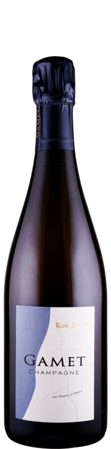 Champagne Blanc de Noirs extra brut Rive Droite   - Gamet