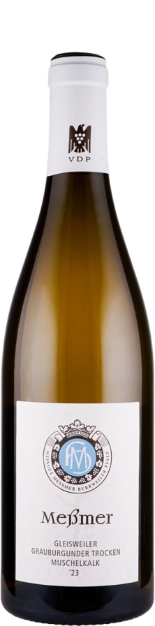 Weingut Herbert Meßmer Grauburgunder Gleisweiler Muschelkalk VDP.Ortswein 2023 Biowein - DE-ÖKO-003