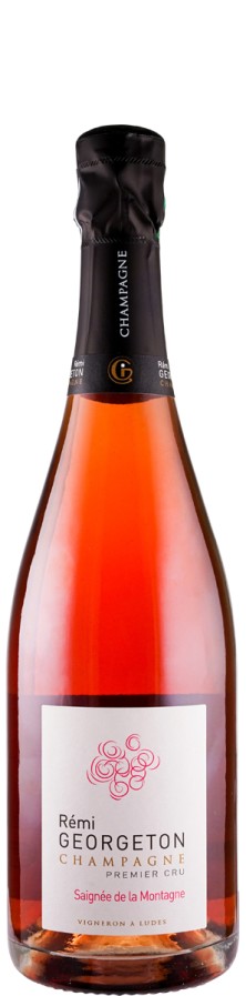 Champagne Rémi Georgeton Champagne Premier Cru Rosé extra brut Saignée de la Montagne  Biowein - FR-BIO-01