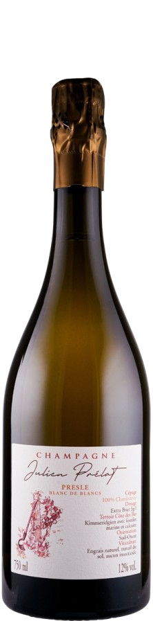 Champagne Julien Prélat Champagne Blanc de Blancs extra brut Presle 2023