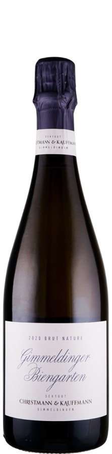 Sektgut Christmann & Kaufmann Sekt Brut Nature Gimmeldinger Bienengarten 2020