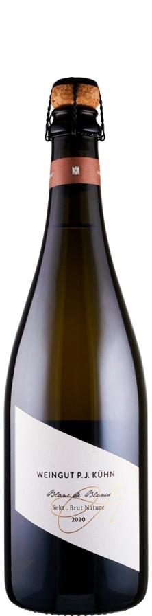 Weingut Peter Jakob Kühn Blanc de Blancs brut nature Sekt - traditionelle Flaschengärung 2020