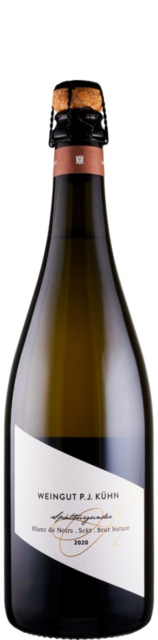 Weingut Peter Jakob Kühn Blanc de Noirs brut nature Sekt - traditionelle Flaschengärung 2020