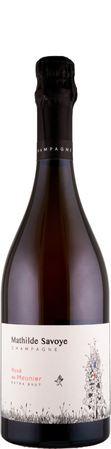 Mathilde Savoye Champagne Rosé extra brut Rosé de Meunier