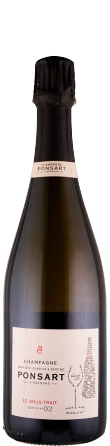 Champagne Ponsart Champagne extra brut Le Sous-Trait Édition N° 02 2023