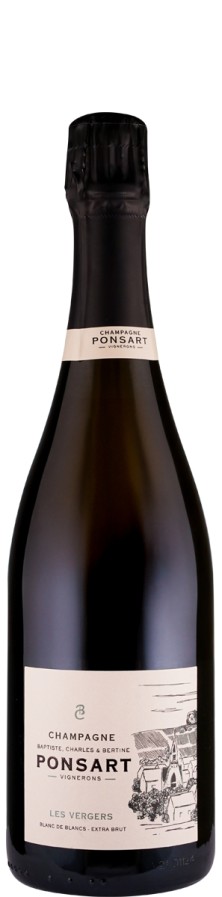 Champagne Ponsart Champagne Blanc de Blancs extra brut Les Vergers 2022