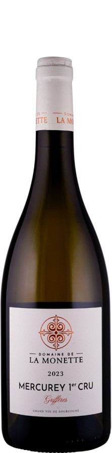Domaine de la Monette Mercurey Blanc Premier Cru Griffères - Monopole 2024 Biowein - FR-BIO-01