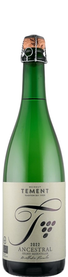 Weingut Tement Ancestral Gelber Muskateller brut nature Österreichischer Schaumwein 2022 Biowein