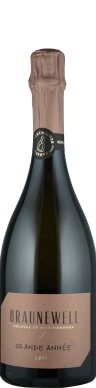 Weingut Braunewell Grande Année Chardonnay Blanc de Blancs brut nature Sekt - traditionelle Flaschengärung 2015