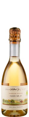 Manufaktur Jörg Geiger GmbH Prisecco alkoholfrei Bio Cuvée Nr. 21 Apfel, Birne, Heublumen - halbe Flasche  Biowein - DE-ÖKO-006