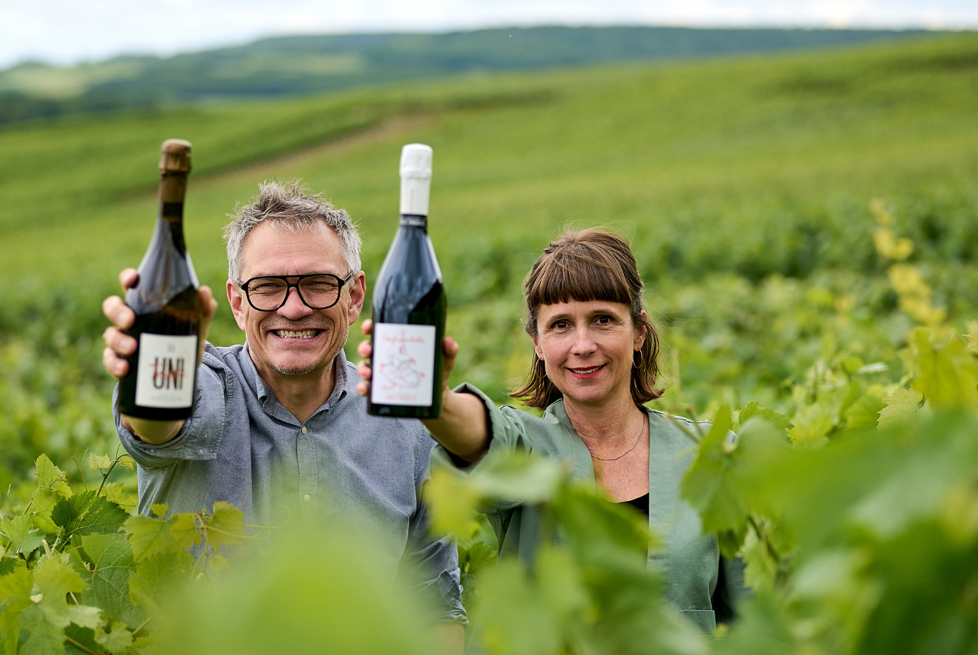 Champagner Profis Bettina & Bernhard